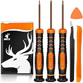 JOREST Screwdriver Kit for Switch, 6Pcs Repair Set with Triwing Y00,Y1,Phillips PH000, Tweezers, Crowbar, Triangle Pry, for Switch Lite, Joycon Controller, Wii, Gameboy Advance SP, Gamecube