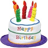Beistle Plush Birthday Cake Hat