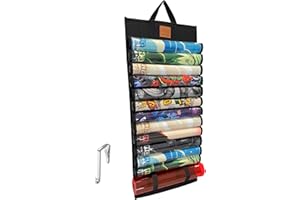 NERD GEAR Playmat Sanctuary - MTG Playmat Holder & Organizer Solution - Stores 12 TCG Mats + Tube - Ideal for Magic Playmats - Premium Playmat TCG Storage (Black)