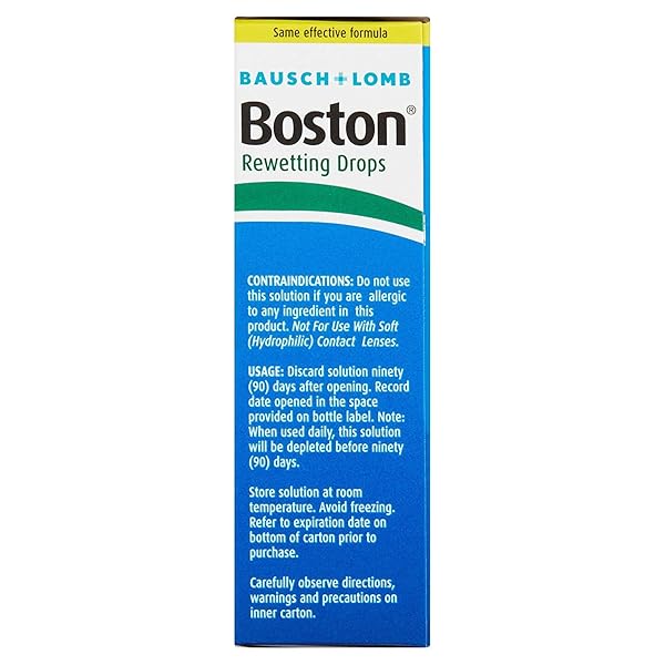 BAUSCH AND LOM BOSTON REWETTING DROPS FOR HARD RIGID GAS PERMEABLE CONTACT LENSES, TRAVEL SIZE 0.33 OZ (10ML)
