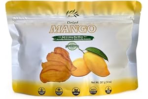 CHAVI Dried Fruit | No Added Sugars | Naturally Sweet | No Additives or Preservatives | Healthy 1 Ingredient Superfood - Family Supersnacks | Unsulfured, Vegan, Non-GMO, Gluten-Free (14 oz, Mango)