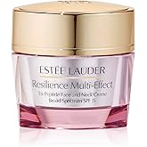 Estée Lauder Resilience Multi-Effect Tri-Peptide Face and Neck Cream Moisturizer SPF 15 | Plumping & Anti-Aging