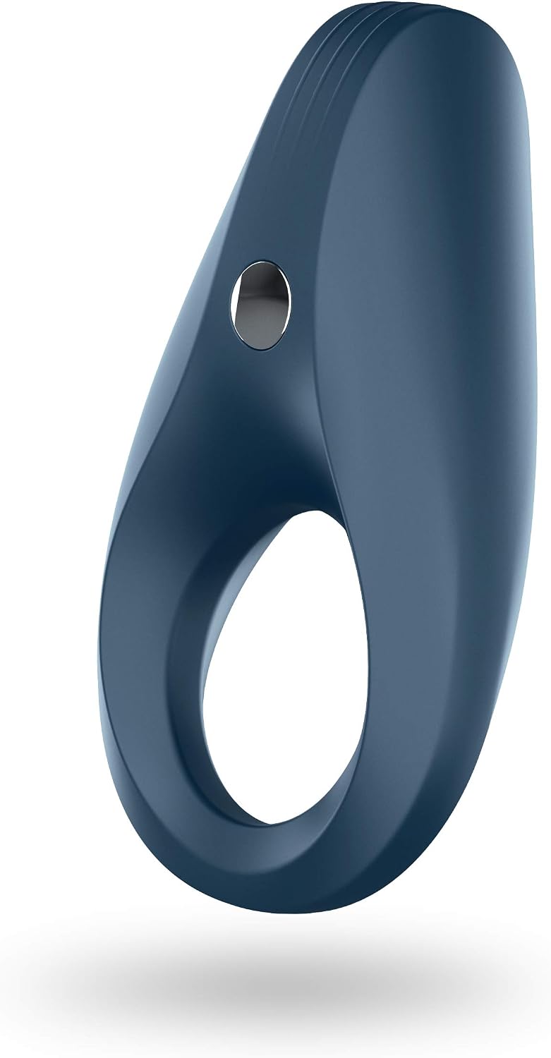 Satisfyer Vibro-Ring, Silicone Cock Ring with 10 Vibration Setting, Rechargeable and Waterproof, 2.5-5 cm