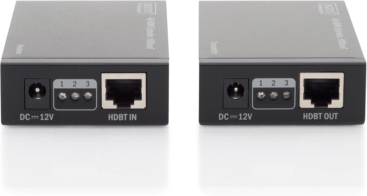 DIGITUS HDMI extender - 4K/30Hz - transmitter & receiver - HDBaseT 1.0 - HDCP 2.2 - range up to 70m - patch cable from Cat 5e - Image 5