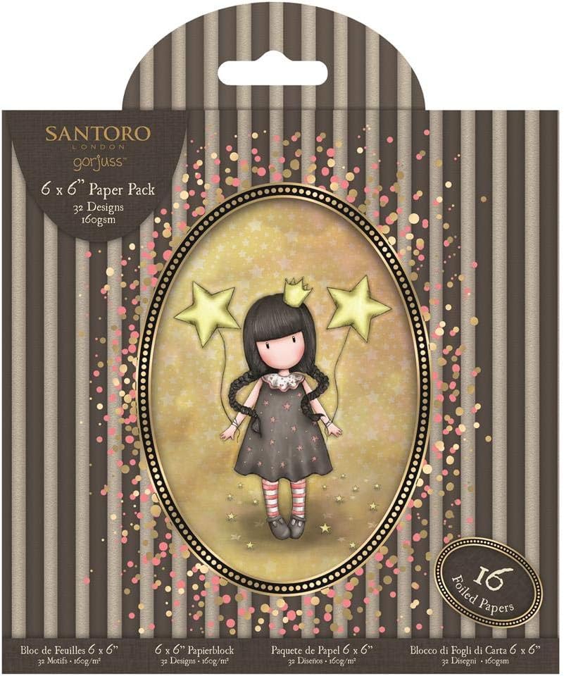 SANTORO Santora Gorjuss Girls Craft Collection - 6 x 6 Paper Pack (32pk)
