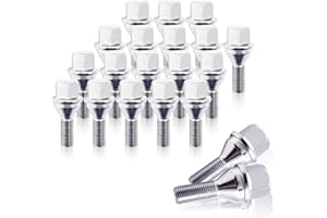 AAAWZDWD 20Pcs M12-1.25 Wheel Lug Bolts/Wheel Studs for Jeep Compass 2018-2022 Cherokee Renegade 2014-2022 & Chrysler 200 2015-2017 & Dodge Dart 2013-2016 Replace# 6509933AA 611-005