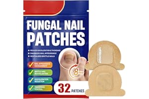 32PCS Fungal Nail Patches - Toenail Fungus Treatment for Repair, 8-Hour Nail Treatment Patches Moisturizing Fungal Nail Care 