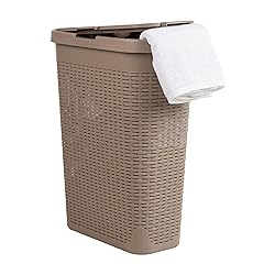 Mind Reader 40L Slim Laundry Hamper, Clothes