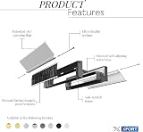 UAP Xfort MailPlate 12in Chrome Letterplate for 20-40mm Doors view 6