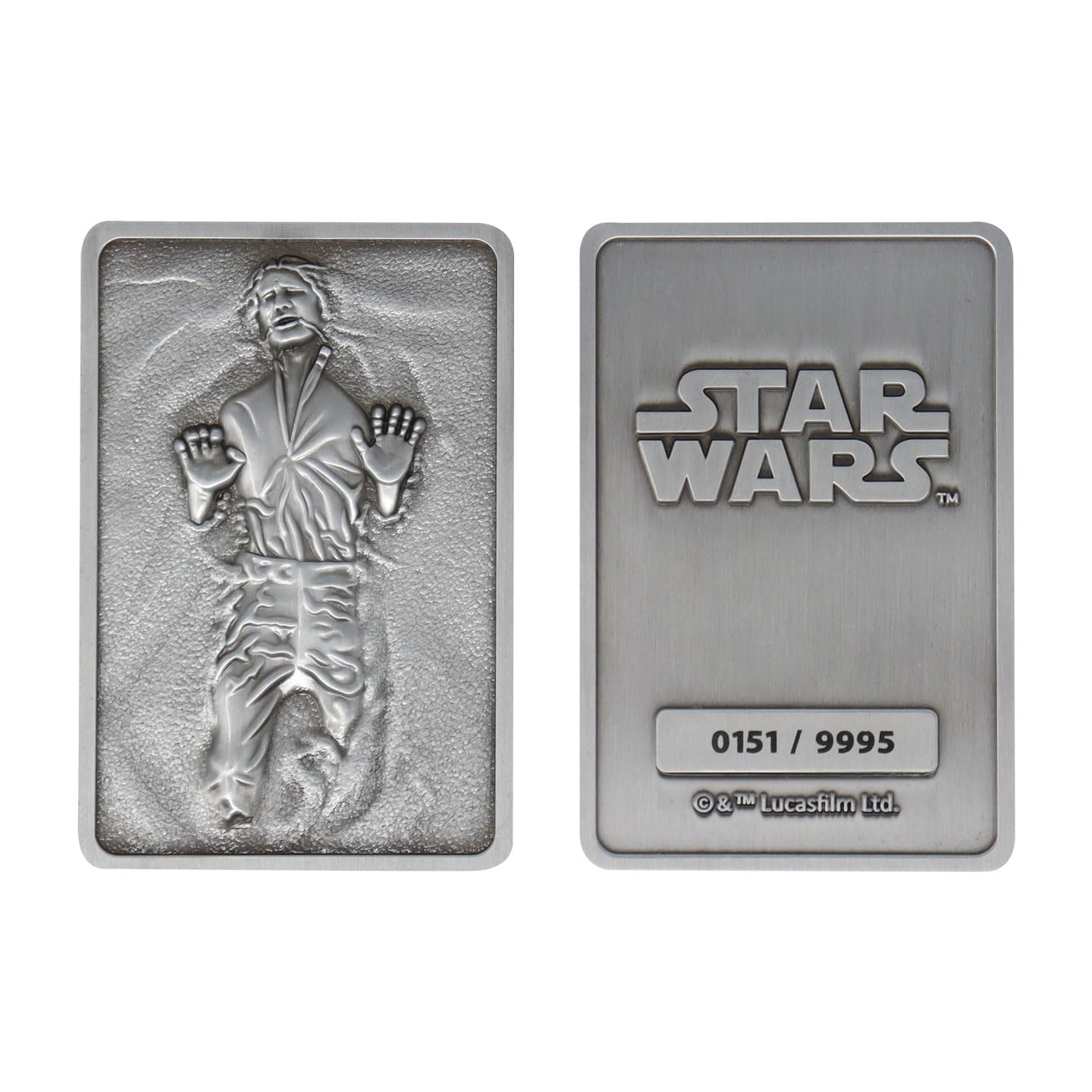 Star Wars K-001 Han Solo in Carbonite Limited Edition Metal Collectible