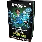 Magic: The Gathering Secrets of Strixhaven Commander Deck - Quandrix Unlimited (100-Card Deck, Deck Box + Accessories)