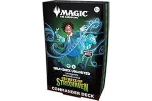 Magic: The Gathering Secrets of Strixhaven Commander Deck - Quandrix Unlimited (100-Card Deck, Deck Box + Accessories)