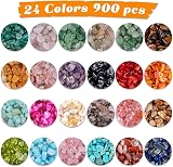 HONGTEYA 1073 Pcs Crystal Jewellery Making Kit Natural Gemstone Chips 5-7mm view 3