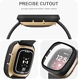 AMCC Case Fitbit Sense Versa 3 Screen Protector Hard PC Plated Full Coverage view 6