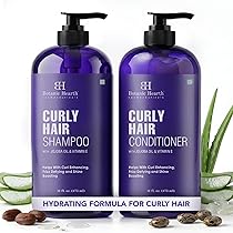Botanic Hearth Curly Hair Shampoo And Conditioner Set For Curly