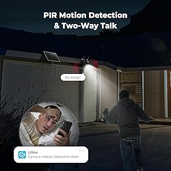 Tefrio No WiFi Security Camera with Built-in 4G LTE
