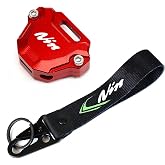 ZYAKOMO Fit For Kawasaki Ninja 650 Ninja 500 Ninja 400 Ninja 1000SX ZX-10R ZX-6R ZX4RR CNC Motorcycle Key Case Cover Keyring