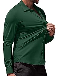 COOFANDY Men's Button Up Shirts Long Sleeve Slim