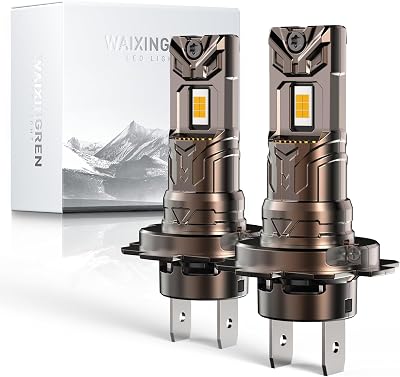 H7 Led Headlight Bulb 32000LM 6500K 120W Plug and Play Pack of 2