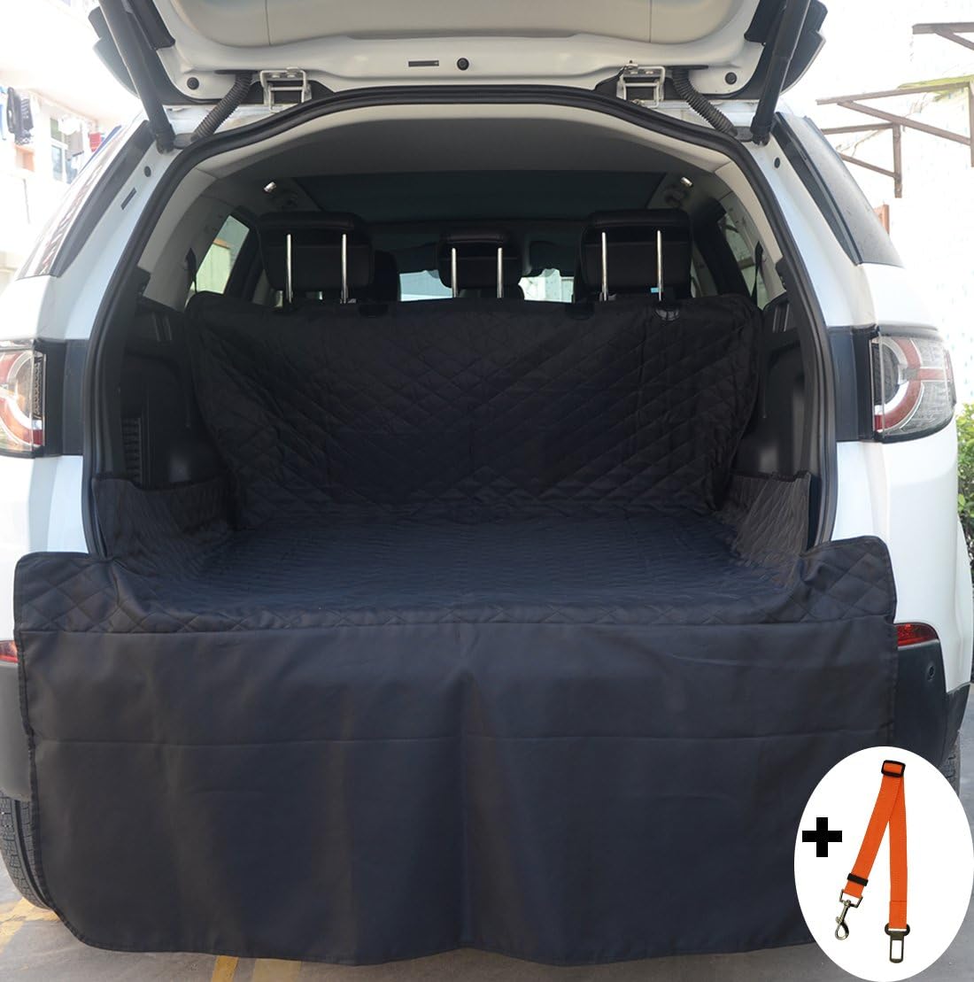 FLR Cargo Liner Cover Waterproof Durable Washable Car Pet Seat Cover Backing Protection Dog Mats for Travel Cars, SUV, Vans & Trucks-Universal Fit-80X52in