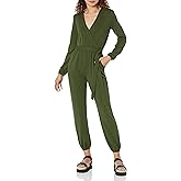 Amazon Essentials Women's V-Neck Knit Surplice Jumpsuit