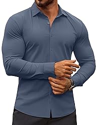 COOFANDY Men's Business Casual Dress Shirt Slim Fit
