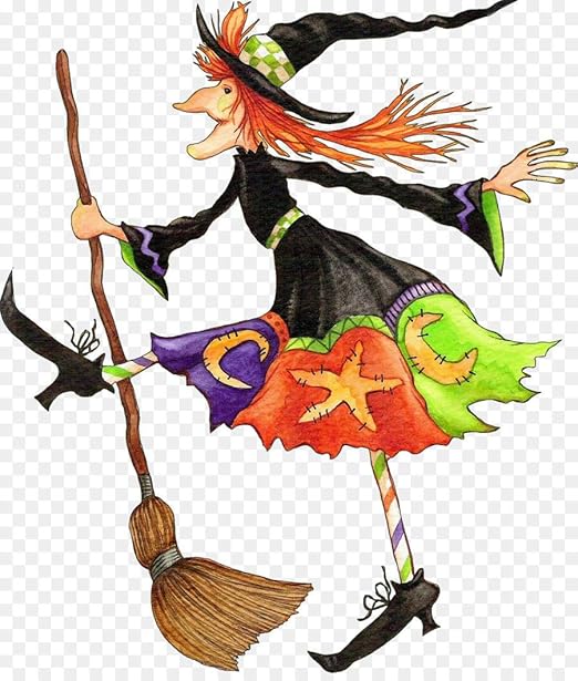 Cykejisd Puzzle 1000 Piezas Bruja De Dibujos Animados Caminando Adecuado Para Adolescentes Y Adultos Rompecabezas De Madera Decoraciones Hogar 75x50cm Amazon Es Hogar
