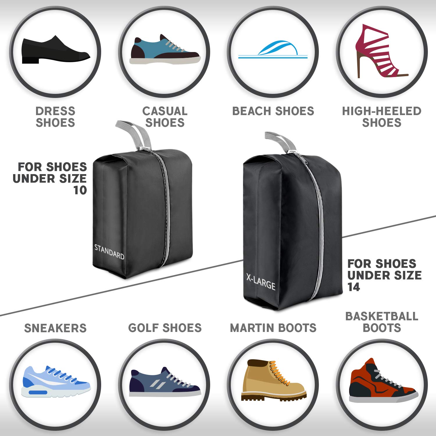 dress shoe travel bag