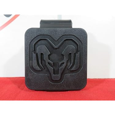Ram 3D Chrome Logo Trailer Hitch Plug Cover – Class 3, 2" Receiver, Stainless Steel, Official Licensed
