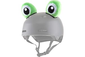 ParaWild Frog Helmet Accessories w/Sticky Hook & Loop Fastener Adhesive (Helmet not Included), Fun Eyes/Ears/Cover for Snowbo