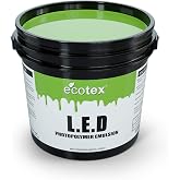 Ecotex&reg; LED Green Pre-Sensitized Photo Emulsion - Silk Screen Emulsion, Qt | Premixed And Pre-Sensitized Photo Emulsion - No Diazo Needed, Ultra Durable, 12 Month Shelf Life, Made In The USA - Quart