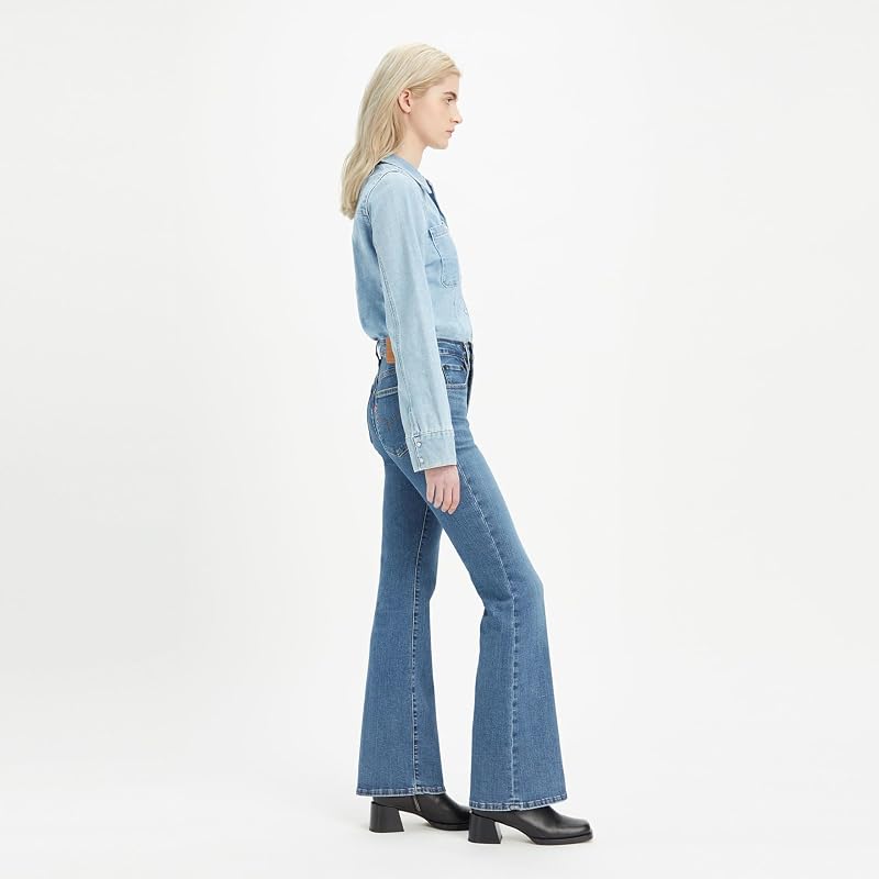 726 High Rise Flare, Donna, Blue Wave Mid, 29W / 30L — foto 3 di 8