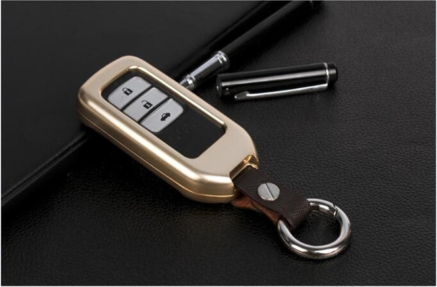 早割クーポン M Jvisun 車リモートキーレスエントリキーケースカバーfobスキンfits For Honda 2 3 4ボタンスマート キー