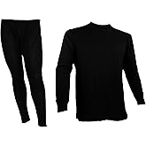 Styllion Thermal Underwear Set for Men - Cotton Blend - Waffle Knit for Extra Heat