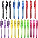 SCStyle Invisible Ink Pen 21Pcs with UV Light Magic