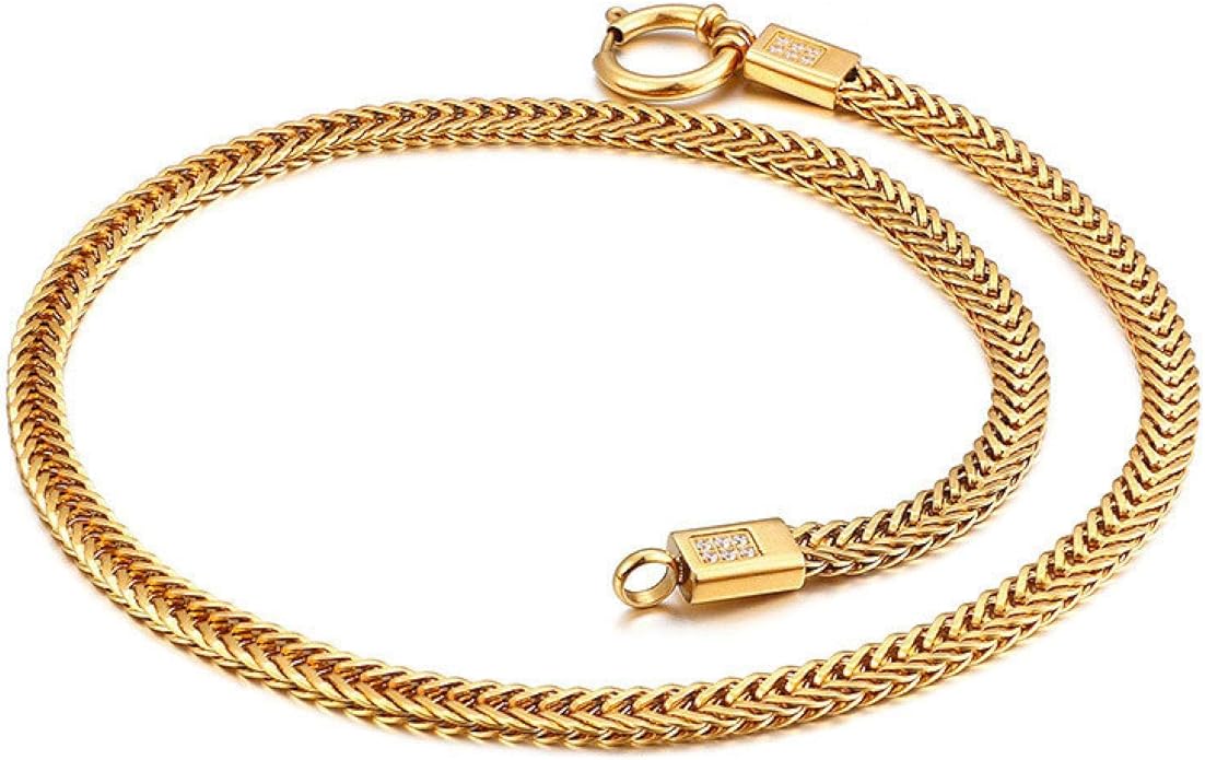 Estensione Per Catena A Coda Di Volpe In Oro Giallo Massiccio 10k - Foto 5