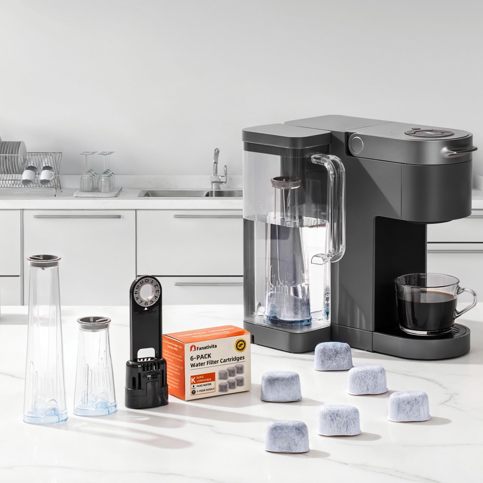 Keurig Starter Kit Replacement for Keurig 1.0 Brewers (Old Model) (Includes Filter Holder and 2 Replacement Water Filters)