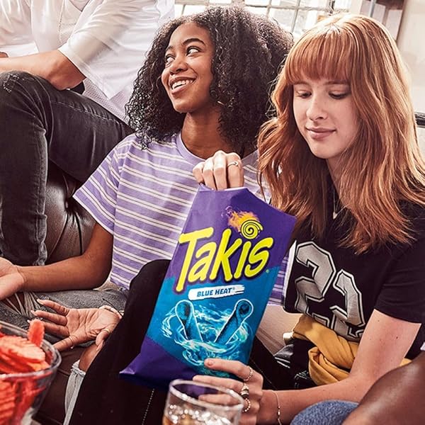 TAKIS ROLLED BLUE HEAT TORTILLA CHIPS BAG OF 3.25 OUNCES