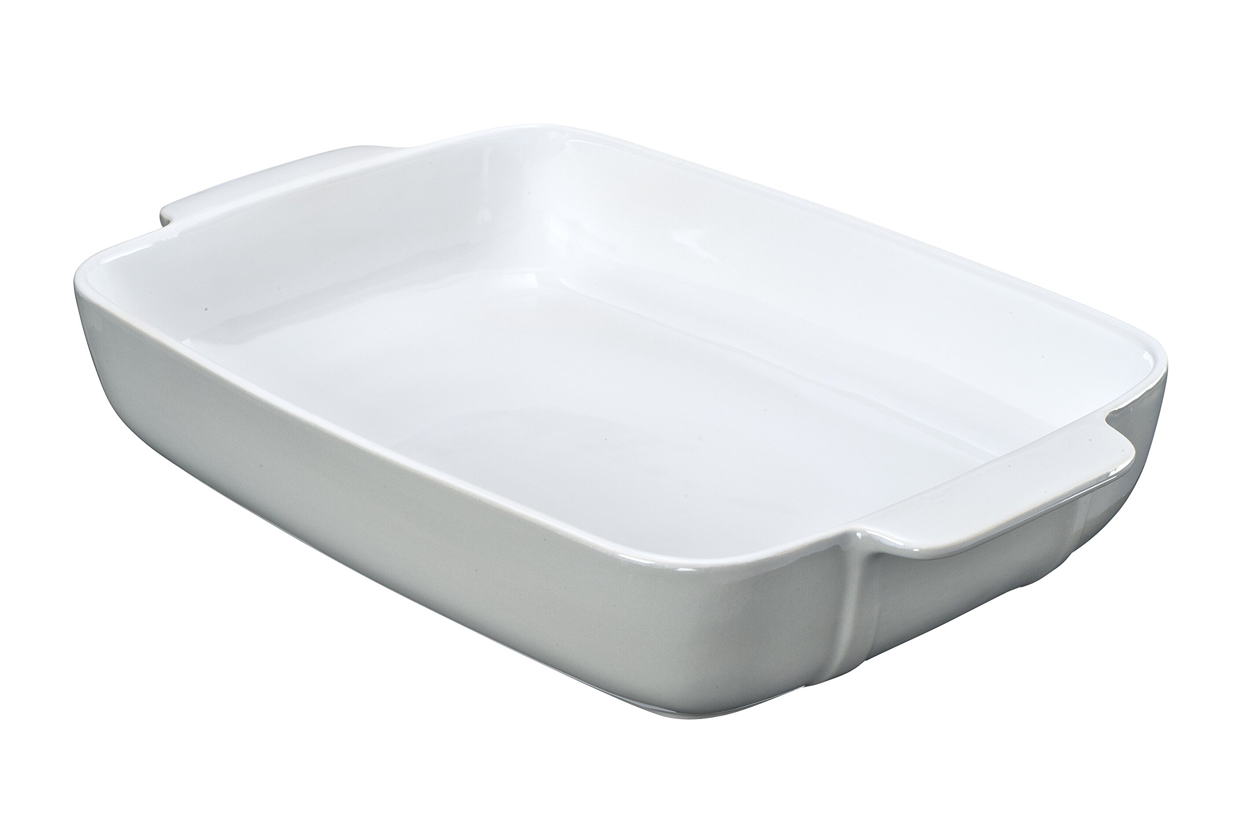 Pyrex 8013111 Signature Grey Ceramic Rectangular Baking Dish 35 x 25 cm