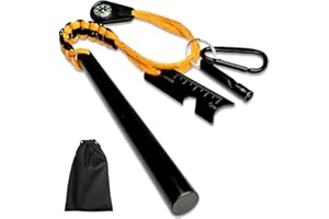 Fire Starter Ferro Rod Kit, 6 Inch × 0.5 Inch Extra-Long & Thick Ferrocerium Rod, 5,500°F+ Sparks, Waterproof Survival Fire S
