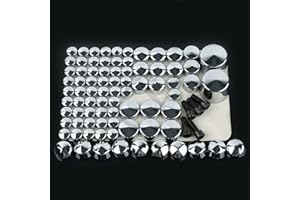 XMT-Moto Motorcycle Chrome Topper Bolt Cap Cover fits for 2007-2013 Harley Davidson Softail Twin Cam