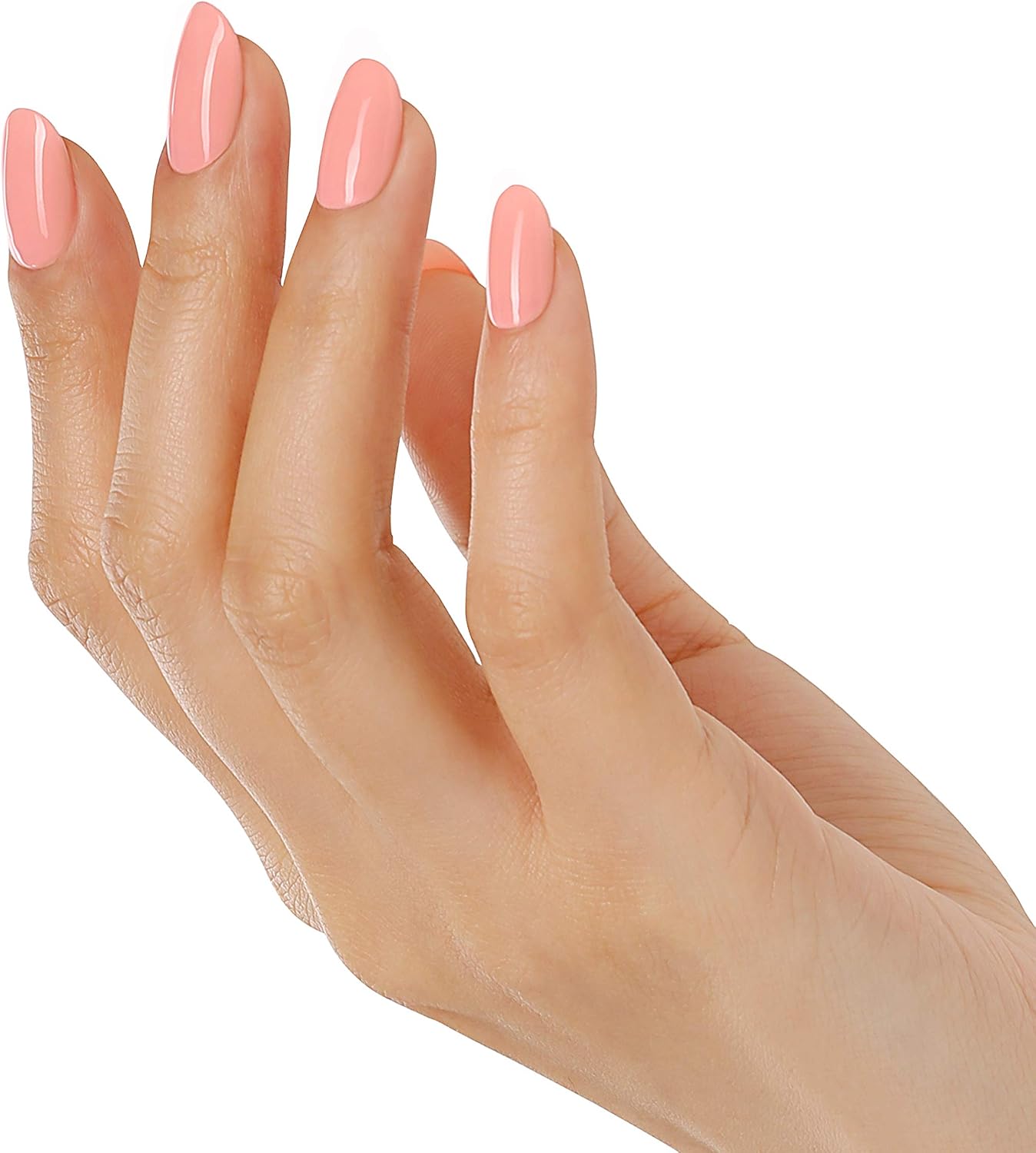 Bluesky Gel Nail Polish, Peach Nude A095, Lemonade, Light, Pink, Long Lasting, Chip Resistant, 10 ml (Requires Drying Under UV LED Lamp) - Image 5