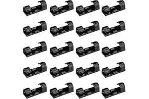 Cord Clips Adhesive – Wire Holder, Cable Organizer | Multi-Piece Sticky Management Tool, Compact Routing Clip, Reliable Mount