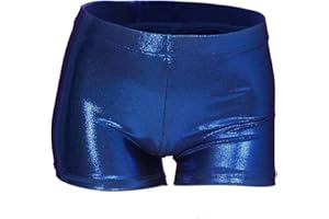 ZIZI Aosva Little Big Girls' Sparkle Dance Tumbling Athletic Gymnastics Short 2-14Years