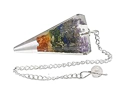 Chakra Orgone Crystal Pendulums for Divination and