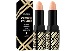Caffeine Under Balm Stick (2 Packs) – Dark Circles Under Eye Treatment& Puffiness, Anti-Wrinkle, Cooling Cream Stick for, Fac