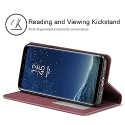 QLTYPRI Samsung Galaxy S8 Plus Case, Premium PU
