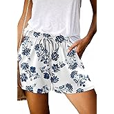 Angerella Womens Shorts with Pockets Summer Casual Shorts for Women Comfy Elastic Waist Lightweight Short Pants