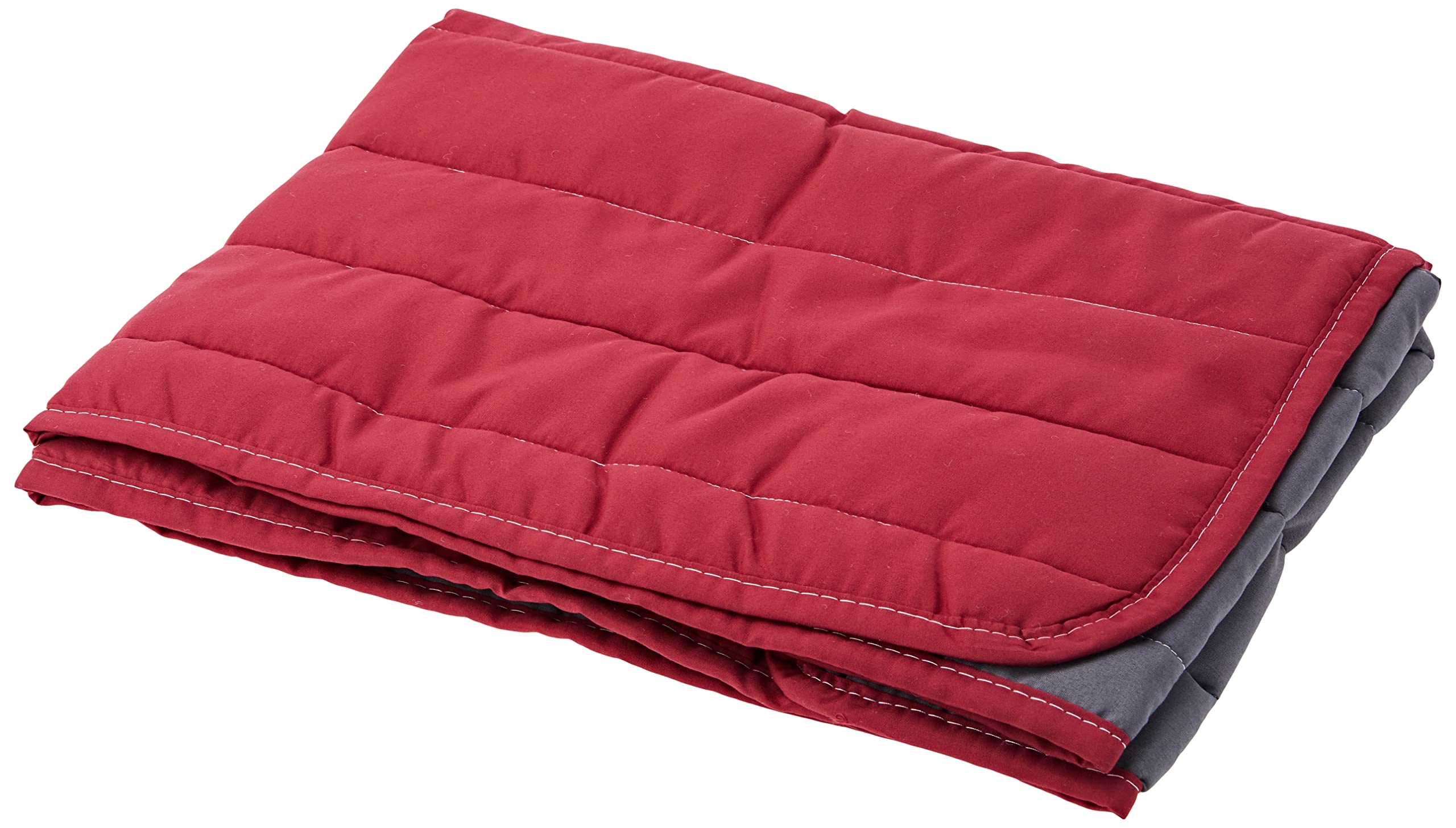 Italian Bed Linen Doubleface Pillow 60x100cm Bordeaux/Dark Grey