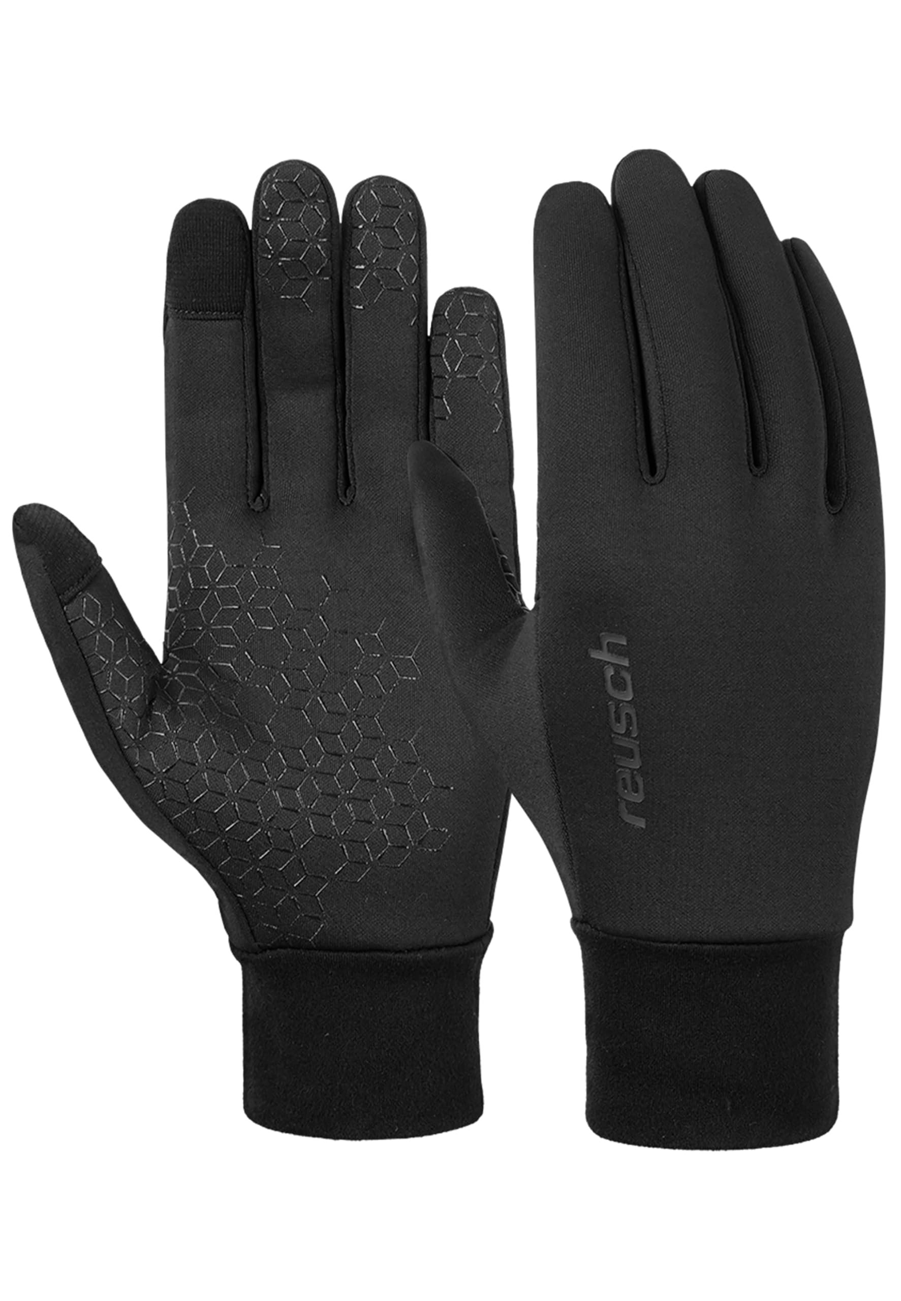 Reusch Men's Ashton Touch-TEC Gloves, Black, 6.5